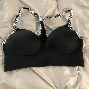 PINK cupped sports bra